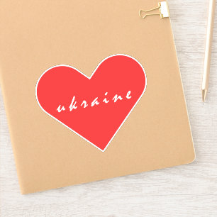 I Liebe Ukraine Aufkleber