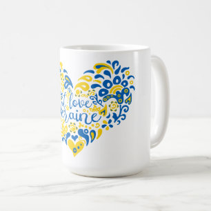 I Liebe Ukraine inspirierend Zitat Herz Kaffee Mu Kaffeetasse