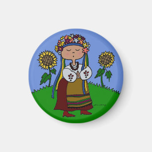 I Liebe-ukrainischer Tanz Magnet