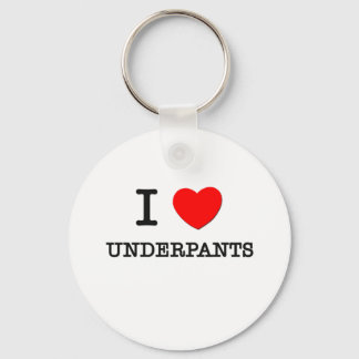 I Liebe Underpants Schlüsselanhänger