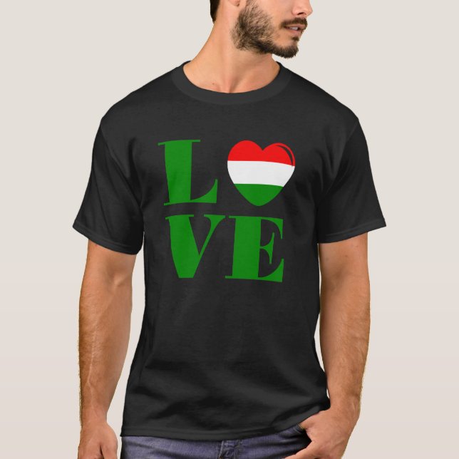 I Liebe Ungarn T-Shirt (Vorderseite)