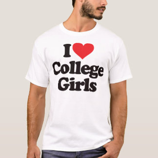 I Liebe-Uni-Mädchen T-Shirt