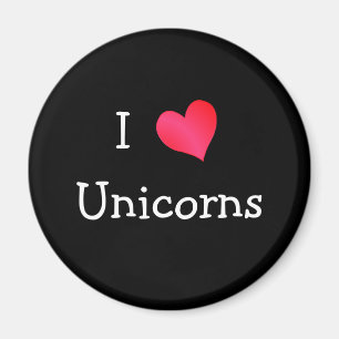 I Liebe Unicorns Magnet