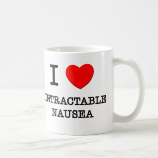 I Liebe-unlenksame Übelkeit Kaffeetasse