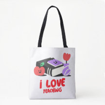 I Liebe Unterrichten Tasche