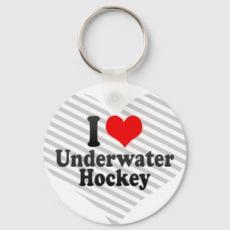I Liebe Unterwasserhockey Schlüsselanhänger