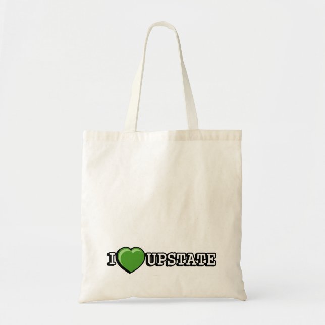 I Liebe-Upstate Taschen-Tasche! Tragetasche (Vorne)