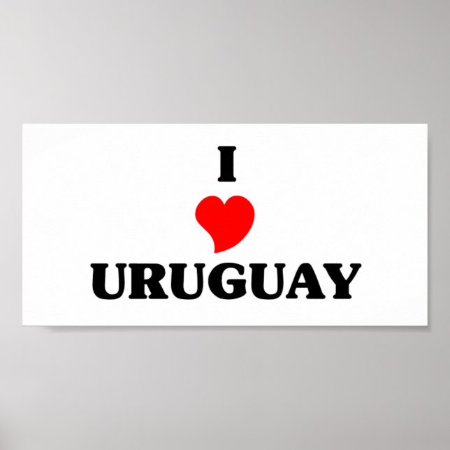 I Liebe Uruguay Poster (Vorne)