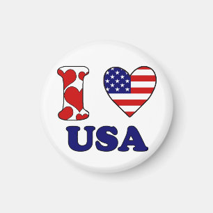 I Liebe USA Magnet