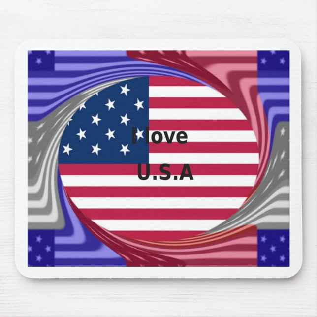 I LIEBE USA MOUSEPAD (Vorne)