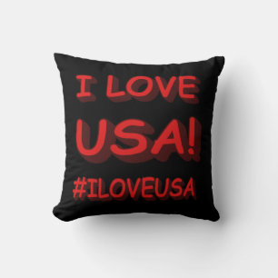 "I LIEBE USA" Niedlich Expression Design. Jetzt ka Kissen