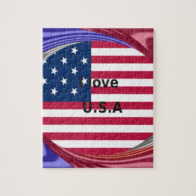 I LIEBE USA PUZZLE (Vertikal)