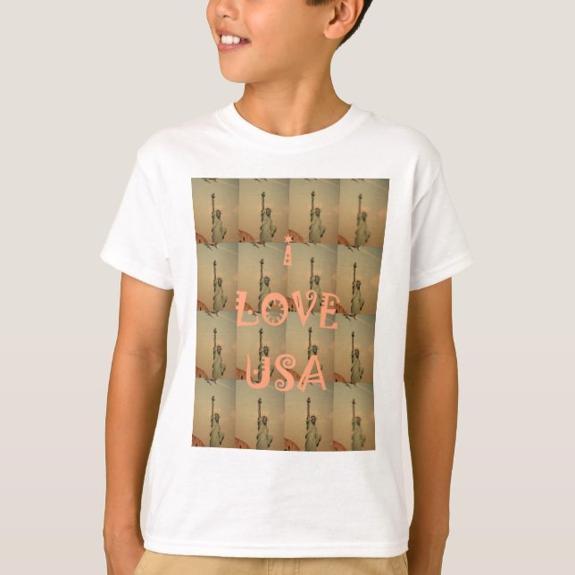 I LIEBE USA T-Shirt (Vorderseite)