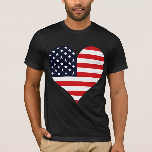 I Liebe USA T-Shirt (Vorderseite)