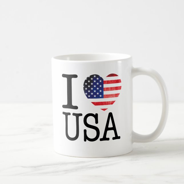 I Liebe USA-Tasse Tasse (Rechts)