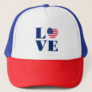 I LIEBE USA TRUCKERKAPPE