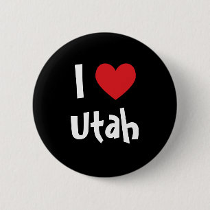 I Liebe Utah Button