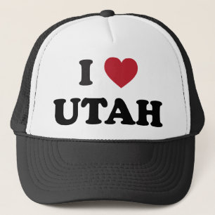 I Liebe Utah Truckerkappe