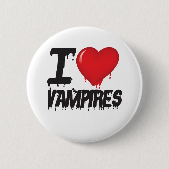 I Liebe Vampire Button (Vorderseite)