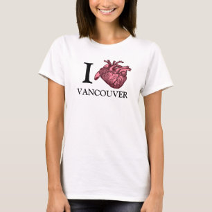 I Liebe Vancouver anatomisch korrektes Herz T-Shirt