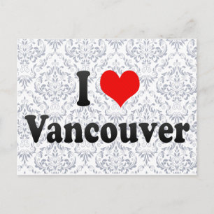 I Liebe Vancouver, Kanada Postkarte