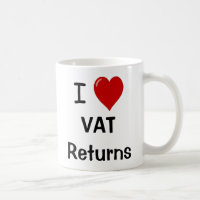 I Liebe VAT-Rückkehr - VAT-Spezialisten-Tasse