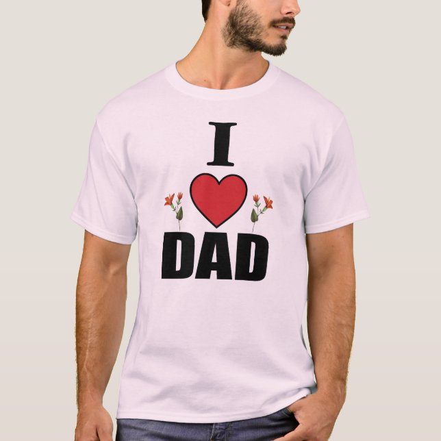 I Liebe Vater Schlaflose T - Shirt Geschenk für Va (Vorderseite)