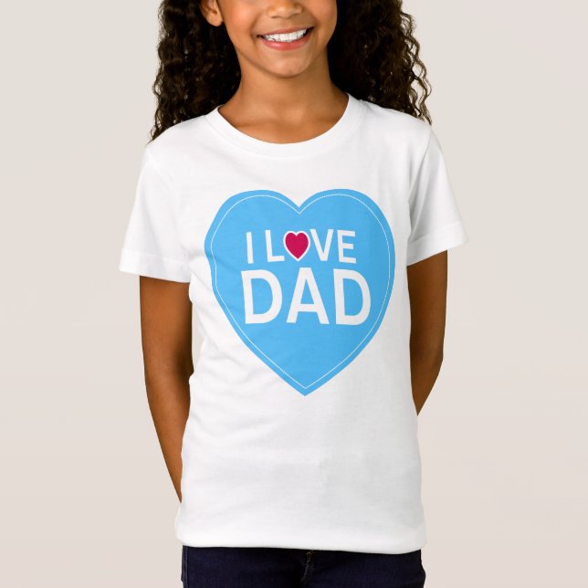 I LIEBE VATER T-Shirt (Vorderseite)