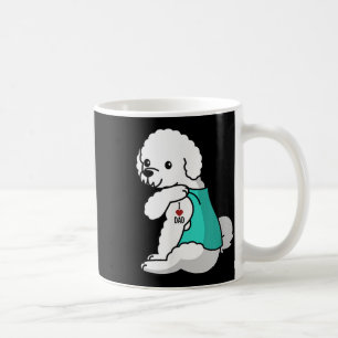 I Liebe Vater Tattoo Bichon Frise Vater Hund Kaffeetasse