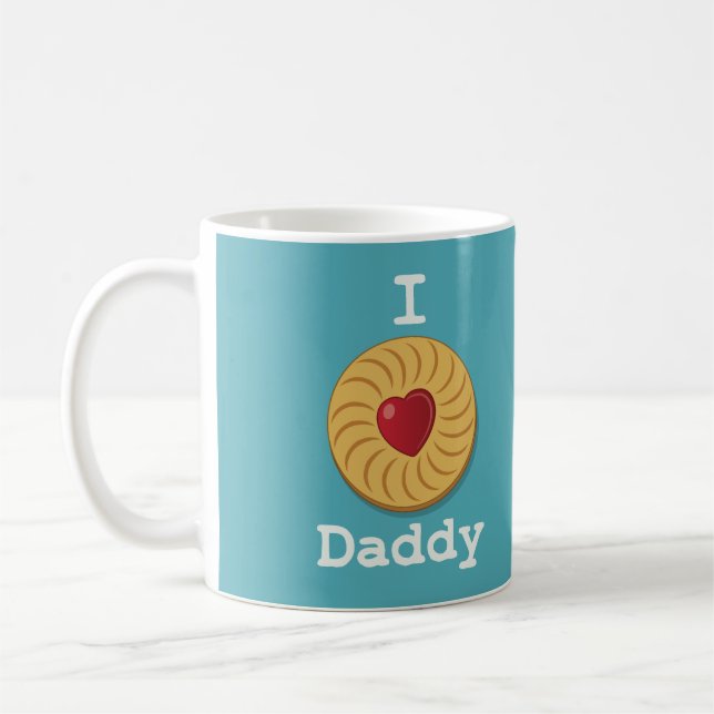 I Liebe-Vati-Tasse Kaffeetasse (Links)