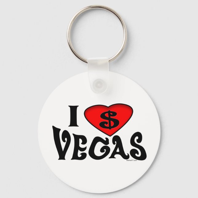 I Liebe Vegas Schlüsselanhänger (Vorderseite)