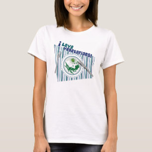 I Liebe-Vegetarier T-Shirt