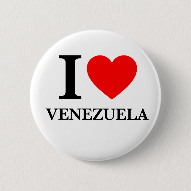 I Liebe Venezuela Button (Vorderseite)