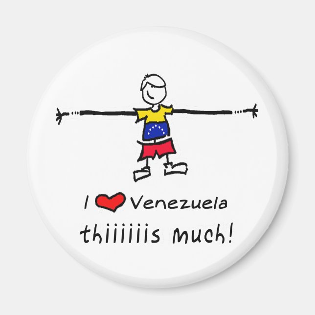I Liebe VENEZUELA Magnet (Vorne)