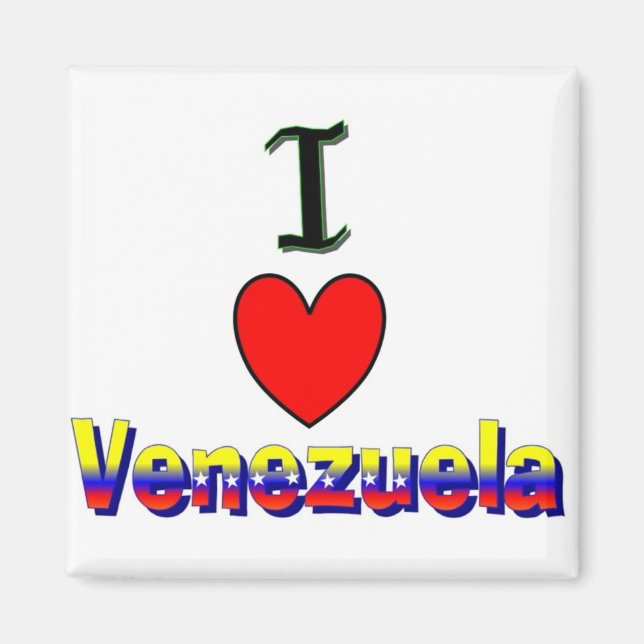 I Liebe Venezuela Magnet (Vorne)
