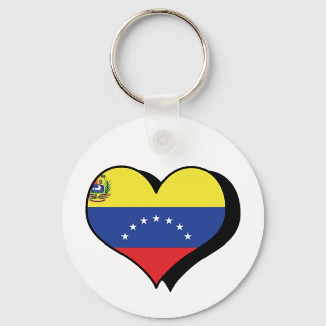 I Liebe Venezuela Schlüsselanhänger (Vorderseite)