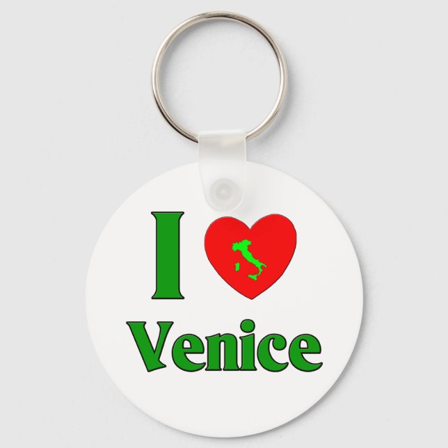I Liebe Venice Schlüsselanhänger (Vorderseite)