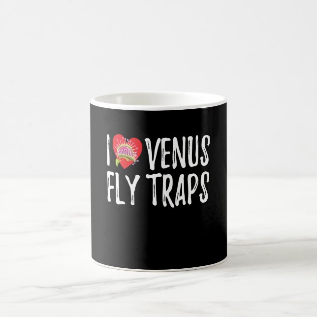 I Liebe Venus Flytrap Carnivorige Bite Me Kaffeetasse (Mittel)