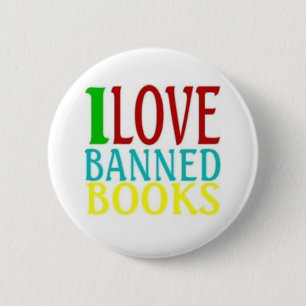 I LIEBE-VERBOTENE BÜCHER BUTTON