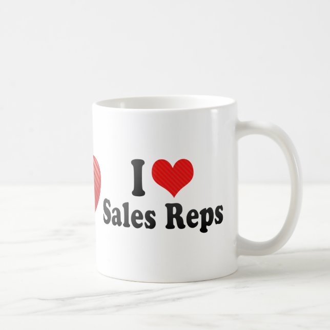 I Liebe-Verkaufs-Ripse Tasse (Rechts)