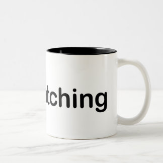 I Liebe-Verkratzen Zweifarbige Tasse