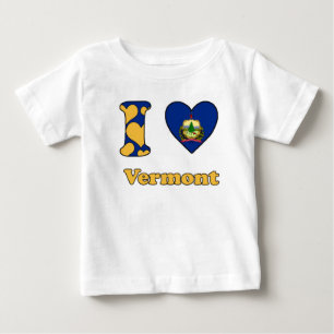 I Liebe Vermont Baby T-shirt