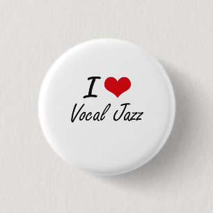 I Liebe VERNEHMBARER JAZZ Button