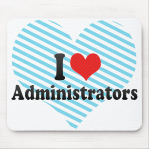 I Liebe-Verwalter Mousepad