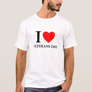 I Liebe Veterans Day T-Shirt