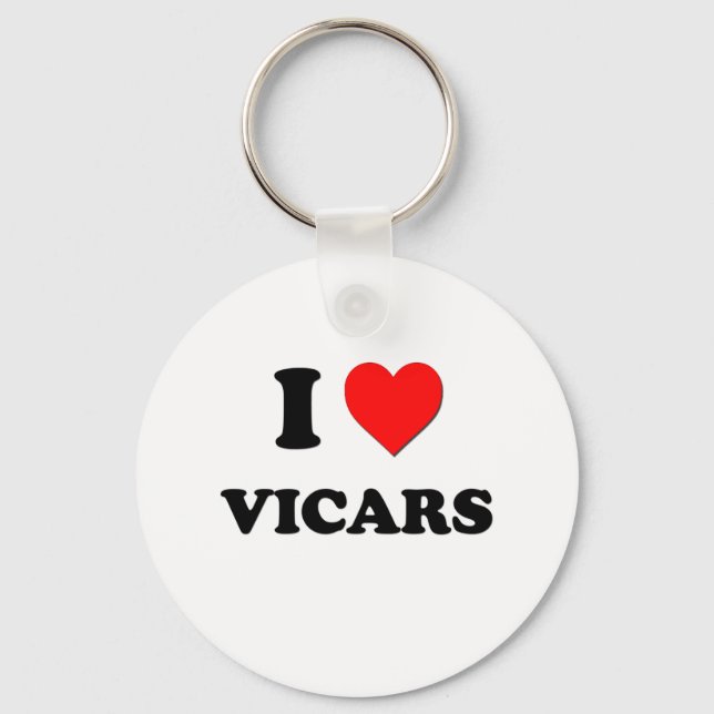 I Liebe Vicars Schlüsselanhänger (Vorderseite)