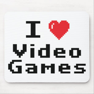 I Liebe-Videospiele Mousepad