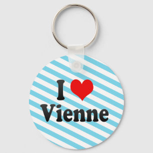 I Liebe Vienne, Frankreich Schlüsselanhänger