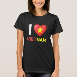 I Liebe Vietnam Herz Vietnamesisch Vietnam Familie T-Shirt