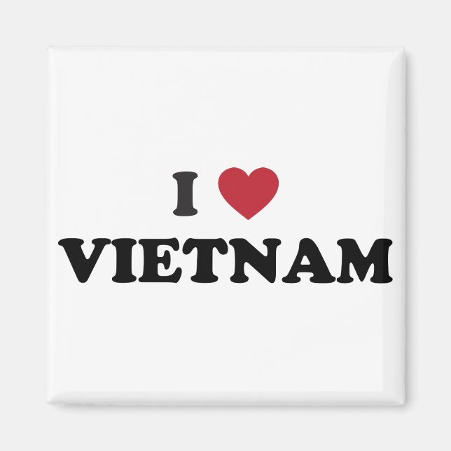 I Liebe Vietnam Magnet (Vorne)